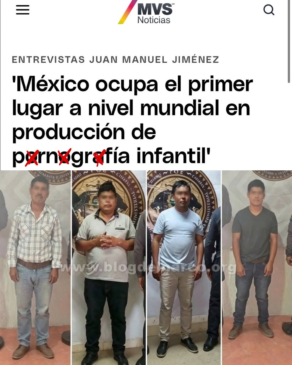TrabajosMierda's tweet photo. Recién salió el caso de 4 hombres en Chiapas que abusaron de un menor de edad; en complicidad uno lo sujetaba, otro abusaba, otro grababa y otro vigilaba que no los descubrieran. 

Los capturaron al compartirlo en redes, donde seguramente estaban en grupos. https://t.co/YKWLzuzm4w