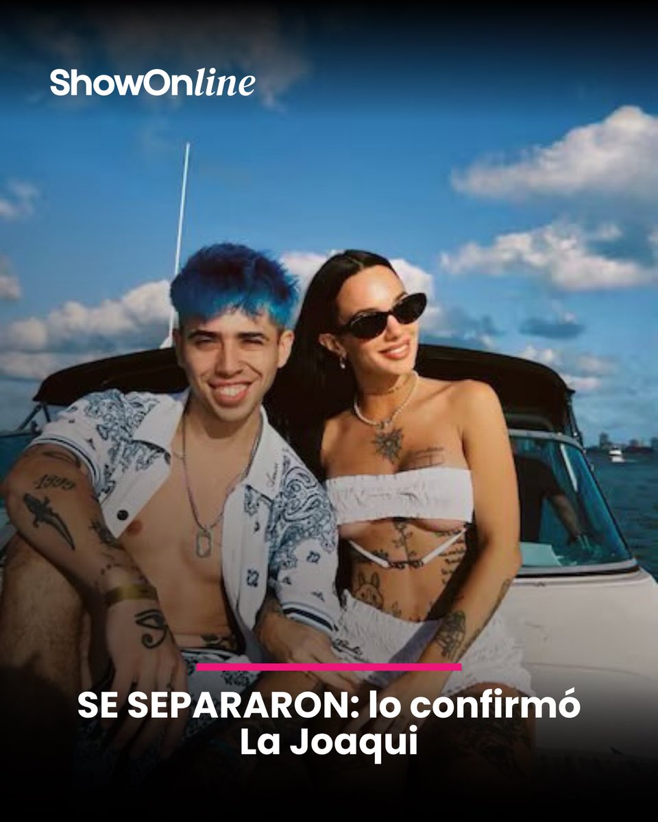 ShowOnLine_'s tweet photo. ¿Qué pasó? @lajoaqui confirmó el fin de su relación con @luckra . Se terminó una de las parejas más comentadas de la música. 💔

(+) en https://t.co/7yCBeDjhOY https://t.co/TRrQyQrQNc