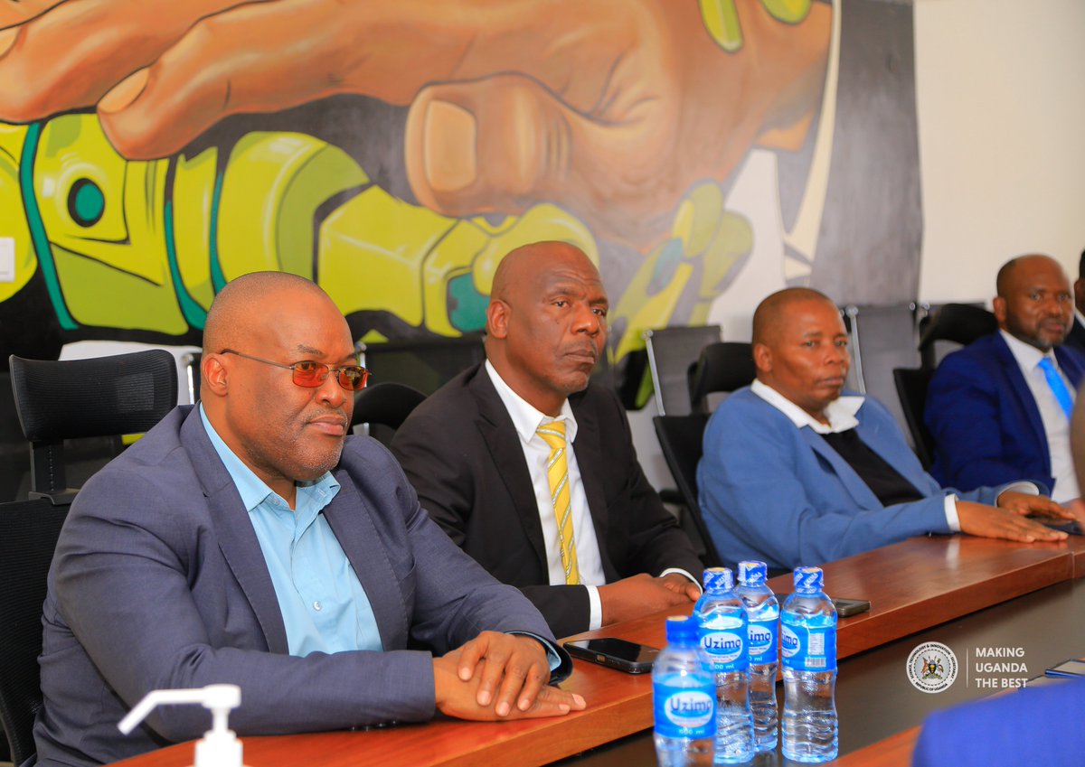 STIsecretariat's tweet photo. The Hon. Minister for Science, Technology and Innovation, Hon. Eng. Jonard Asiimwe Akiiki, today welcomed a high-level delegation from the Kingdom of Eswatini led by Principal Secretary Thulani Mkhaliphi of the Ministry of Public Works and Transport.

The visit builds on the strong bilateral relationship between Uganda and the Kingdom of Eswatini, following the State Visit of His Majesty King Mswati III to Uganda and the successful Pearl to the Cape Expedition, during which the Kiira EV bus made a landmark stop in Eswatini. During that engagement, the Government of the Kingdom of Eswatini expressed interest in procuring Ugandan-made electric buses and strengthening cooperation in electric mobility.

The delegation is undertaking a technical engagement with Kiira Motors Corporation to advance these discussions through a feasibility assessment while exploring opportunities for collaboration in developing sustainable electric mobility industries in both countries.

The Hon. Minister reaffirmed that science, technology, and innovation must translate into industrial partnerships, regional trade, technology transfer, job creation, and shared prosperity across Africa. He emphasized that Uganda is demonstrating the continent's growing capacity to design, manufacture, and export world-class technologies while strengthening African value chains and accelerating regional industrialization.

The Ministry welcomed the delegation and reaffirmed its commitment to deepening cooperation under the leadership of H.E. President Yoweri Kaguta Museveni and His Majesty King Mswati III in advancing an innovative, industrialized, and economically integrated Africa.

#STIUganda