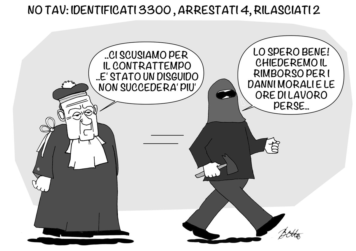 Vignettedibetta's tweet photo. #vignettaquotidiana #vignettedibetta #satirapolitica #notav #nessunarresto #vergogna https://t.co/H0uZ1oTpPK