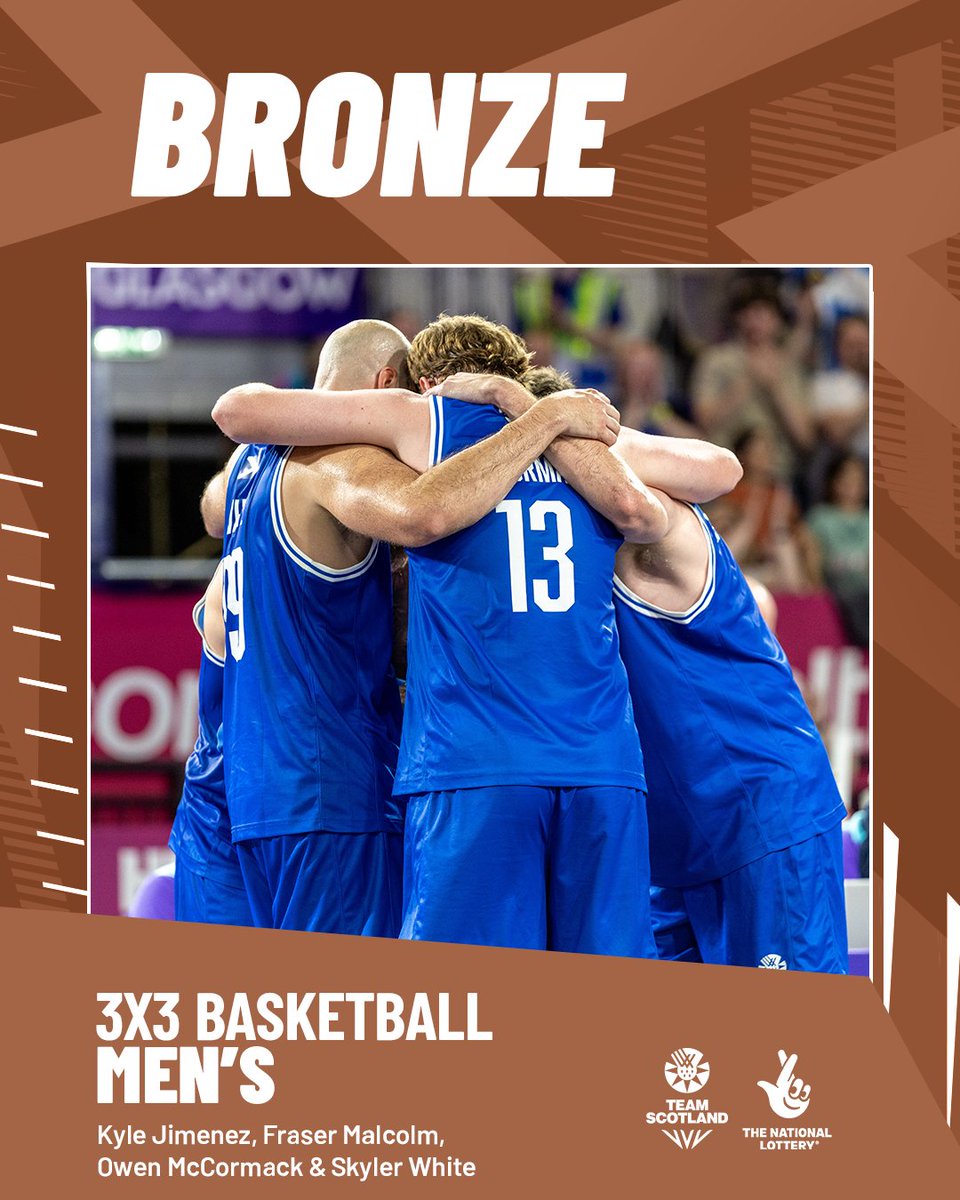 Team_Scotland's tweet photo. It's a bronze medal victory for the Men's Basketball team 🥉 https://t.co/SfxGgdW3xS