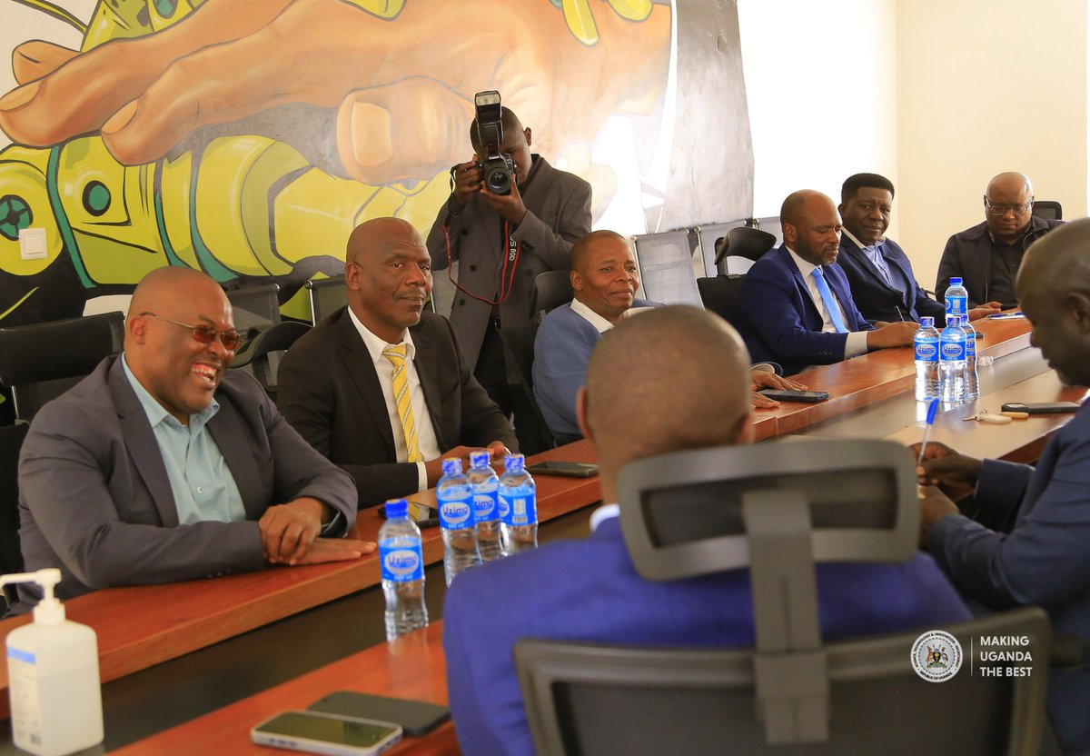 STIsecretariat's tweet photo. The Hon. Minister for Science, Technology and Innovation, Hon. Eng. Jonard Asiimwe Akiiki, today welcomed a high-level delegation from the Kingdom of Eswatini led by Principal Secretary Thulani Mkhaliphi of the Ministry of Public Works and Transport.

The visit builds on the strong bilateral relationship between Uganda and the Kingdom of Eswatini, following the State Visit of His Majesty King Mswati III to Uganda and the successful Pearl to the Cape Expedition, during which the Kiira EV bus made a landmark stop in Eswatini. During that engagement, the Government of the Kingdom of Eswatini expressed interest in procuring Ugandan-made electric buses and strengthening cooperation in electric mobility.

The delegation is undertaking a technical engagement with Kiira Motors Corporation to advance these discussions through a feasibility assessment while exploring opportunities for collaboration in developing sustainable electric mobility industries in both countries.

The Hon. Minister reaffirmed that science, technology, and innovation must translate into industrial partnerships, regional trade, technology transfer, job creation, and shared prosperity across Africa. He emphasized that Uganda is demonstrating the continent's growing capacity to design, manufacture, and export world-class technologies while strengthening African value chains and accelerating regional industrialization.

The Ministry welcomed the delegation and reaffirmed its commitment to deepening cooperation under the leadership of H.E. President Yoweri Kaguta Museveni and His Majesty King Mswati III in advancing an innovative, industrialized, and economically integrated Africa.

#STIUganda