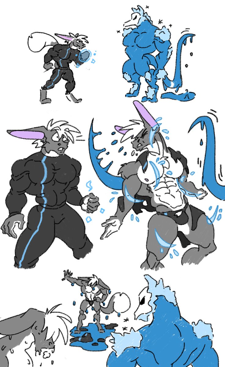Kiyar97648310's tweet photo. Doodle-comic - Kiyar vs Water Elemental [1\5]

Kiyar got into a serious fight. Let's see how well he trained his abs... 👊💥 https://t.co/9bBnb74rNH