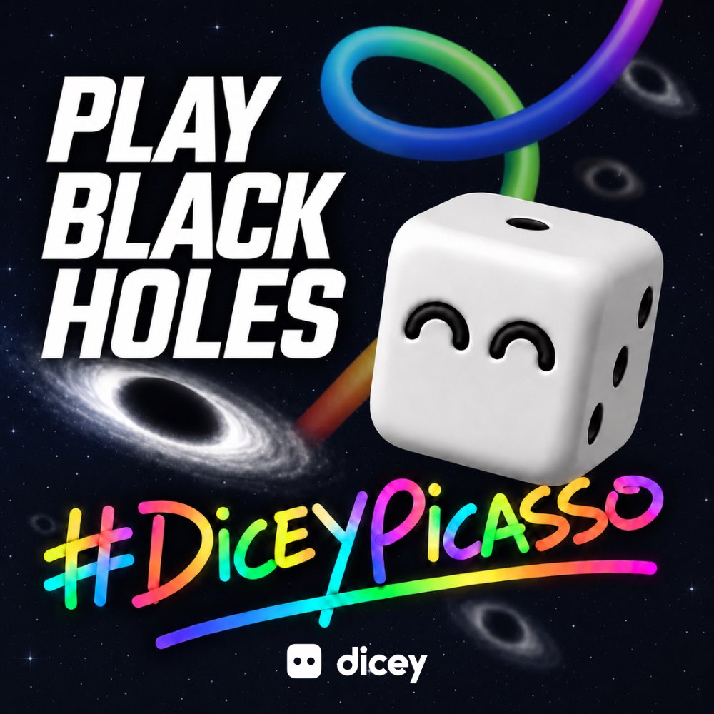 DiceyHQ's tweet photo. Post your best Black Holes drawings.

Use #DiceyPicasso in your post

$50 to 10 selected winners.

First 3 winners in the comments 👇 https://t.co/kjrGT8zJn9