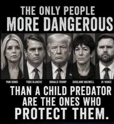 Bona2Michael's tweet photo. @JFK_Qrevelation @HOTROCKTV @KellyeP16582 @klaipedant @RaeRae680236 @joooooody777 @KatherineM53586 @kay40162 @StefanLazar10 @prkroll1 @BeverlyAlters #trump is a #Phucking #Pedophile mentioned in the #Epstein files thousands of times. In the #Epstein files you are either a #Victim or a #Predator . Was #Trump #Raped or did he #RAPE #CHILDREN?
Which is it #MAGA? https://t.co/VgxmnIo28A
