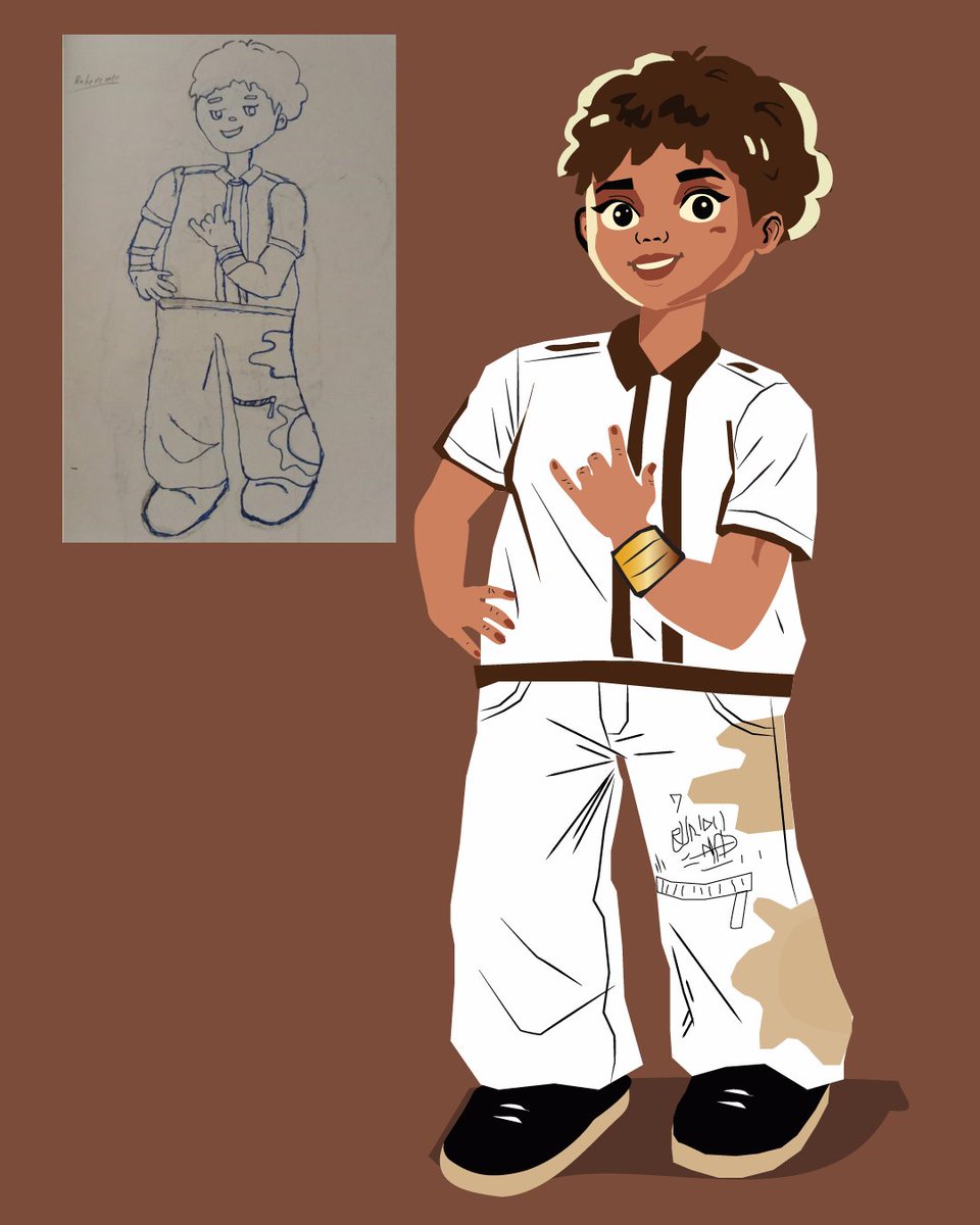 Rakhshanda_'s tweet photo. HE FINALLY ESCAPED THE SKETCHBOOK ✨ Here's the little guy I turned from a random sketch into a full character!! I'm actually so happy with how he turned out 🥹
#ArtistSupport #artmoots #CommissionedArt #fyp #illustration https://t.co/6CWE5tEw00