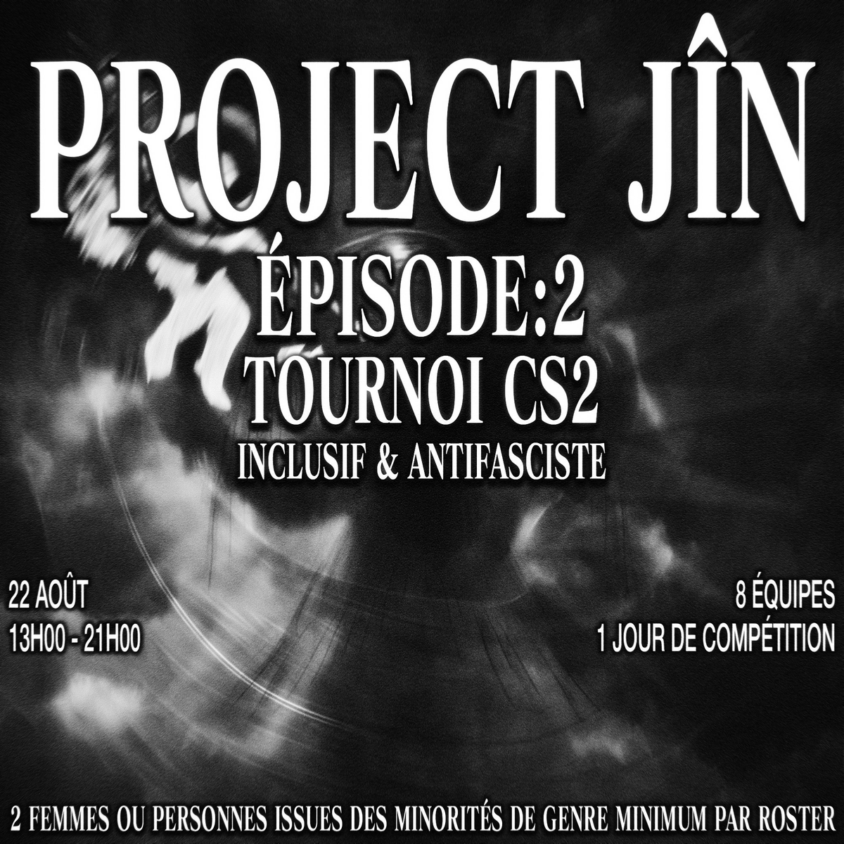 hezus420's tweet photo. Salut, avec @raredidou on organise la deuxième édition du PROJECT : JÎN

📅Samedi 22 août 
🫂8 équipes, chaque roster compte au moins 2 femmes ou personnes issues des minorités de genre
🫶Tous les niveaux sont acceptés

Plus d'infos en bas ⬇️⬇️⬇️ https://t.co/L8Nd4UotLF