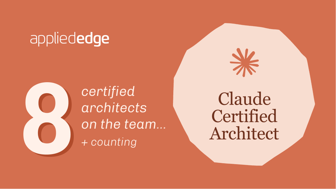 AppBlockchain's tweet photo. We now have 8 Claude Certified Architects on the team, with more in the pipeline.

Bringing Claude into your business? Speak with us → https://t.co/KptvzRlMV6

#Level39 @claudeai https://t.co/nYcpIif7mi