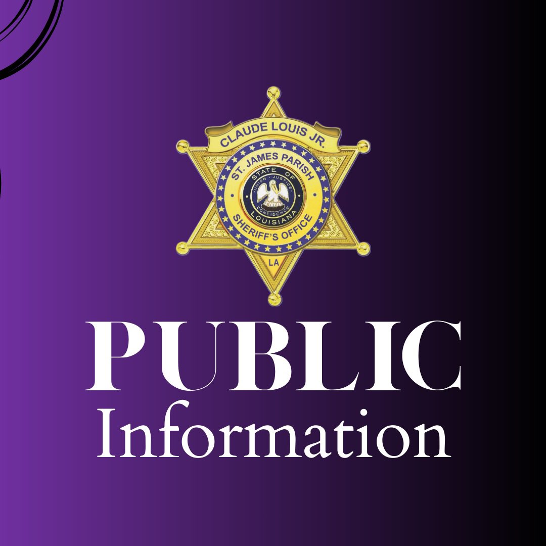 StJamesSO's tweet photo. There is an increased law enforcement presence in the area of 3rd, 8th &amp; 9th Streets in Lutcher for an investigation https://t.co/iWsNhRE0Wo
