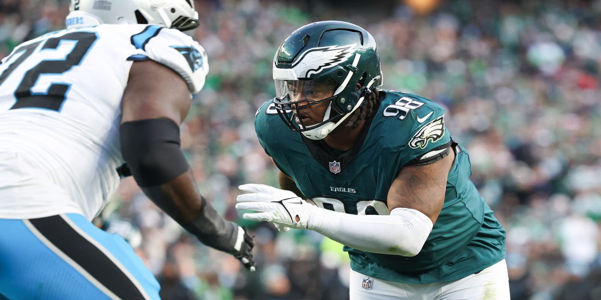 UGAfootballLive's tweet photo. Eagles sign Jalen Carter to record-breaking 4-year contract extension

📸 Bill Streicher, Bill Streicher-Imagn Images https://t.co/W2pX4N9gDB https://t.co/hOn0GWi90q