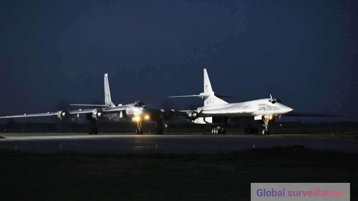 RT by @mikenov: RT by @mikenov: 🇷🇺🇺🇦RUSSIA has positioned 13 strategic bombers fully equipped with Kh-101s cruise missiles for possible attack on Ukraine tonight. 📍6 Tu-95s stationed at Olenya Airbase 📍7 Tu-160M stationed at Ukrainka Airbase. Its unclear whether Russia will use all 13 bombers for the attack
