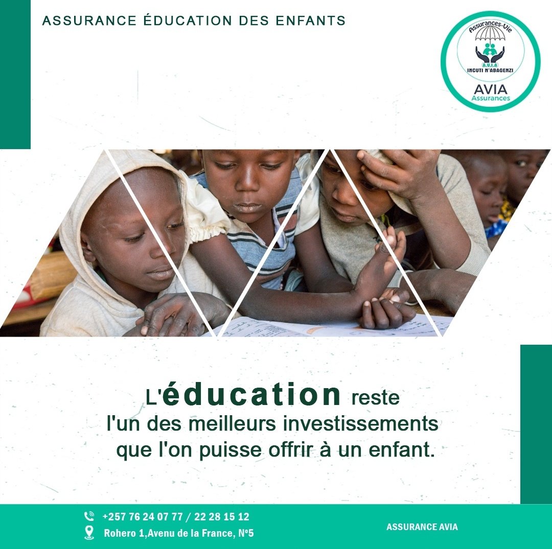 assurance_AVIA's tweet photo. 🎓 Chaque rêve mérite une chance de devenir réalité.

Avec l'Assurance Éducation d'AVIA, préparez progressivement le financement de leurs études et donnez-leur toutes les chances de construire l'avenir qu'ils méritent, même face aux imprévus.

📞 contactez-nous pour plus d'infos https://t.co/DMitYzYg2h