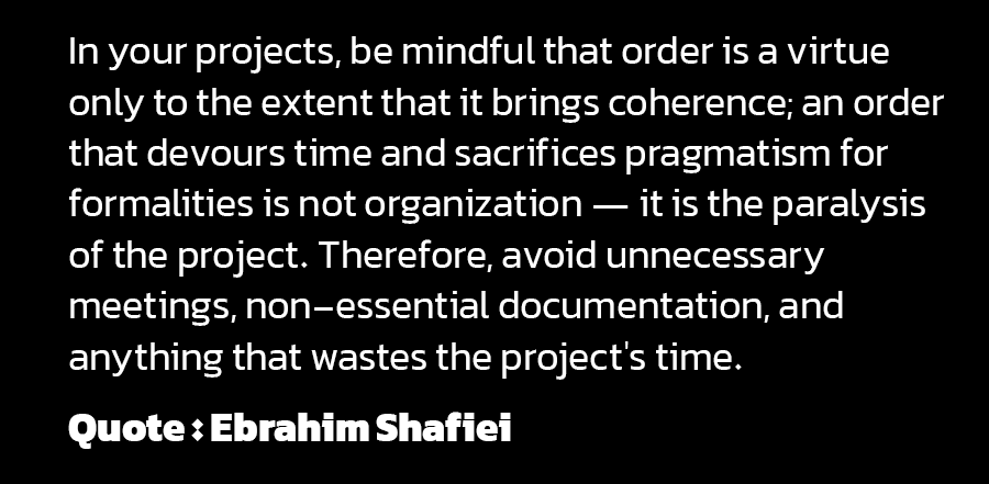 ProfShafiei's tweet photo. #ProjectManagement #Agile #Pragmatism #Bureaucracy #SoftwareEngineering #TimeManagement #Startup #Productivity #EngineeringManagement https://t.co/lr04skgMut
