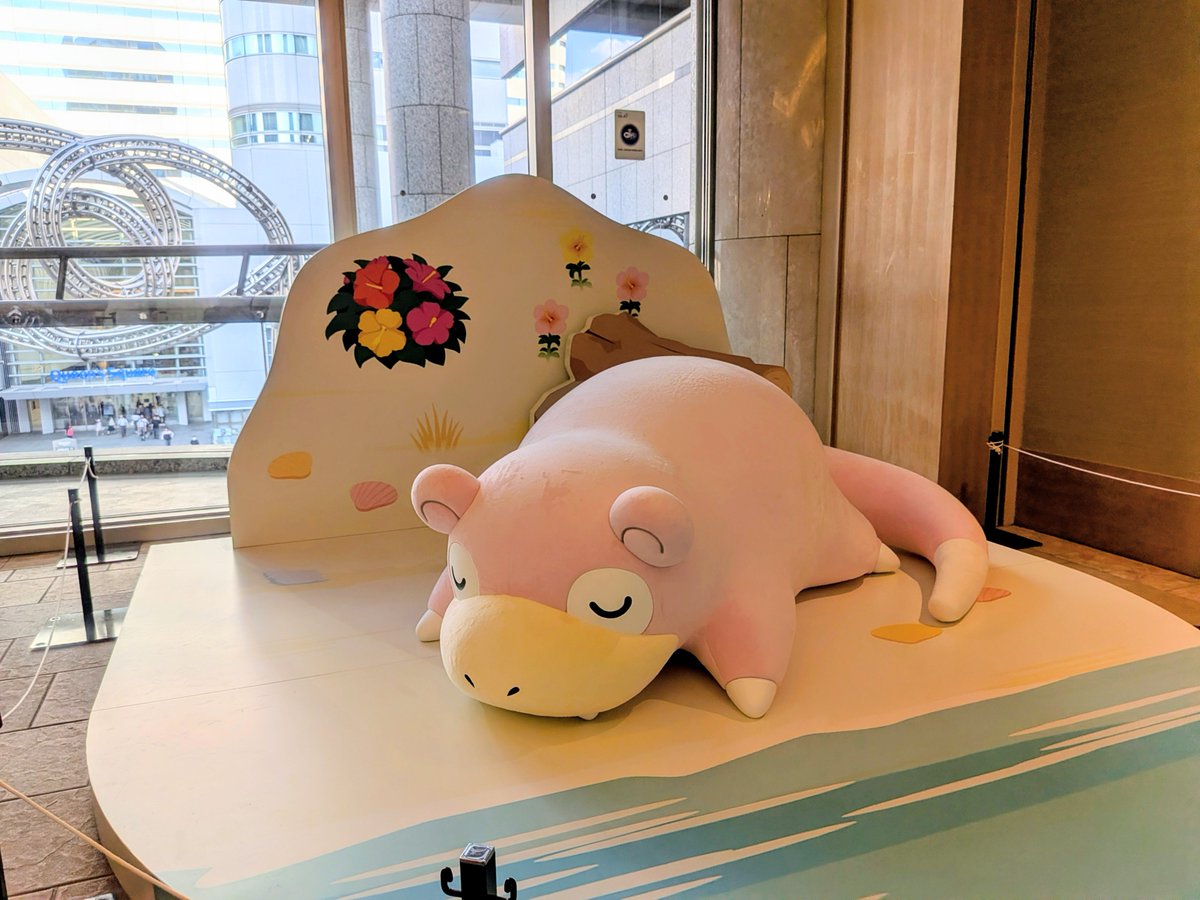 bechitabechi's tweet photo. 横浜みなとみらい
#ポケモンスリープ イベント 
時間なくて通ったとこだけですが📷️
みんな寝顔かわいい♡
#ポケモンねがおリサーチ
#推しポケモンはヤドン https://t.co/Q3PpGRX389