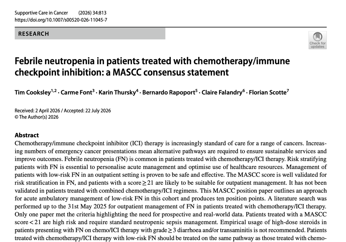 MASCC tweet media