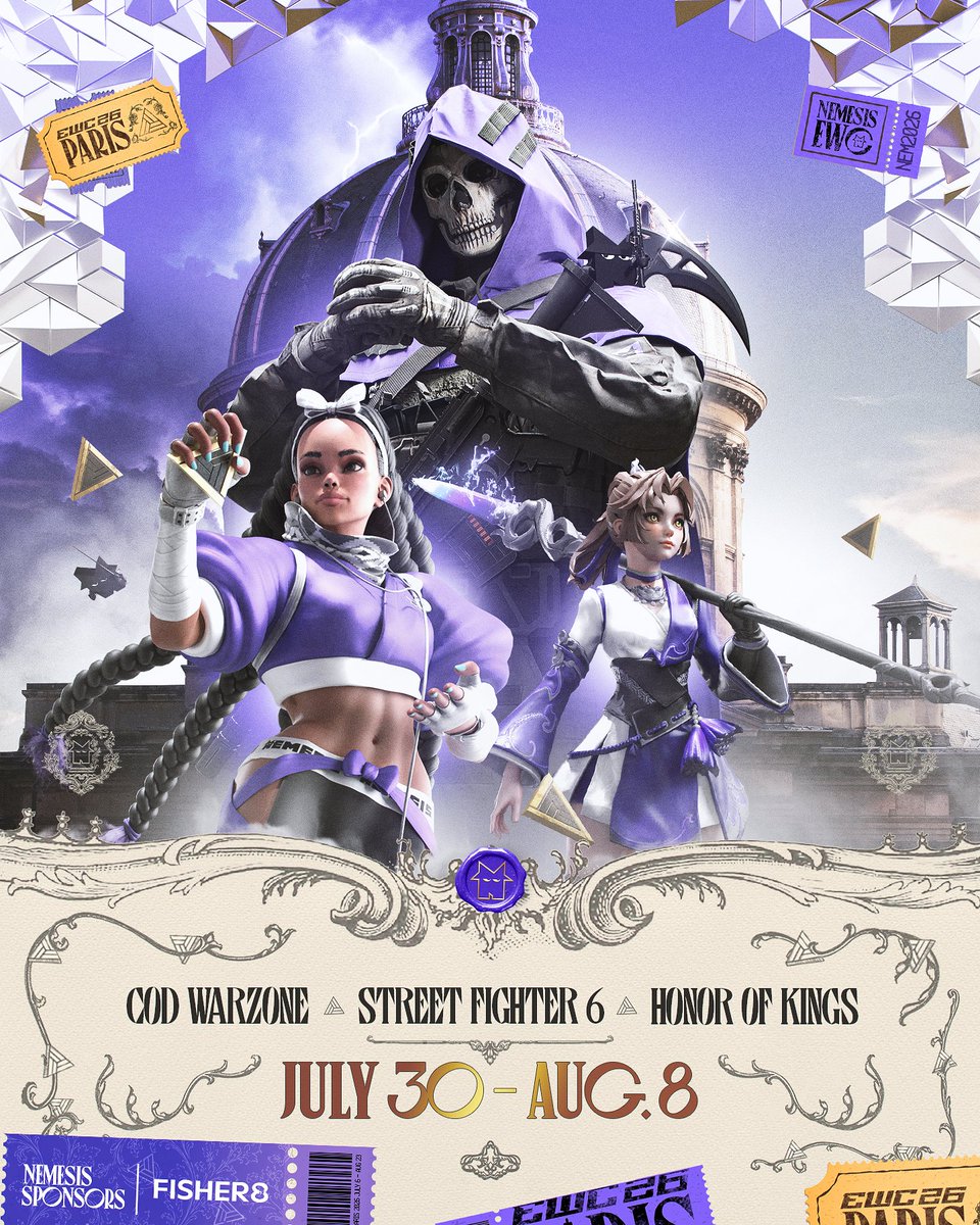 nmss_gg's tweet photo. time to cook at EWC week 4! 🧑‍🍳 

we've got 3 titles on the menu 🍽️

#WeAreNem #SF6 #CoDWZ #KWC2026 https://t.co/nl8qjPnw1n