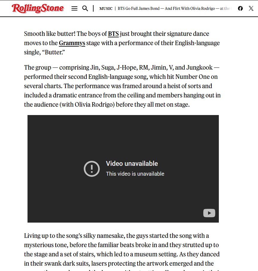 lovethve's tweet photo. BTS withdrawing from the nominations really got under the grammys skin to the point that they deleted the Butter and dynamite performances.. this is so embarrassing for them my god 😭😭 https://t.co/phvARkEMVZ