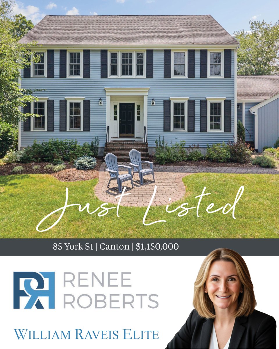 ReneeRobertsRE's tweet photo. 🏡 JUST LISTED! ✨. 
📍 85 York Street, Canton, MA
 💲 Offered at $1,150,000
Renee Roberts
 📞 (781) 727-3054 | renee.roberts@raveis.com
https://t.co/P38hqZfuwf https://t.co/8kWKNE2SKM