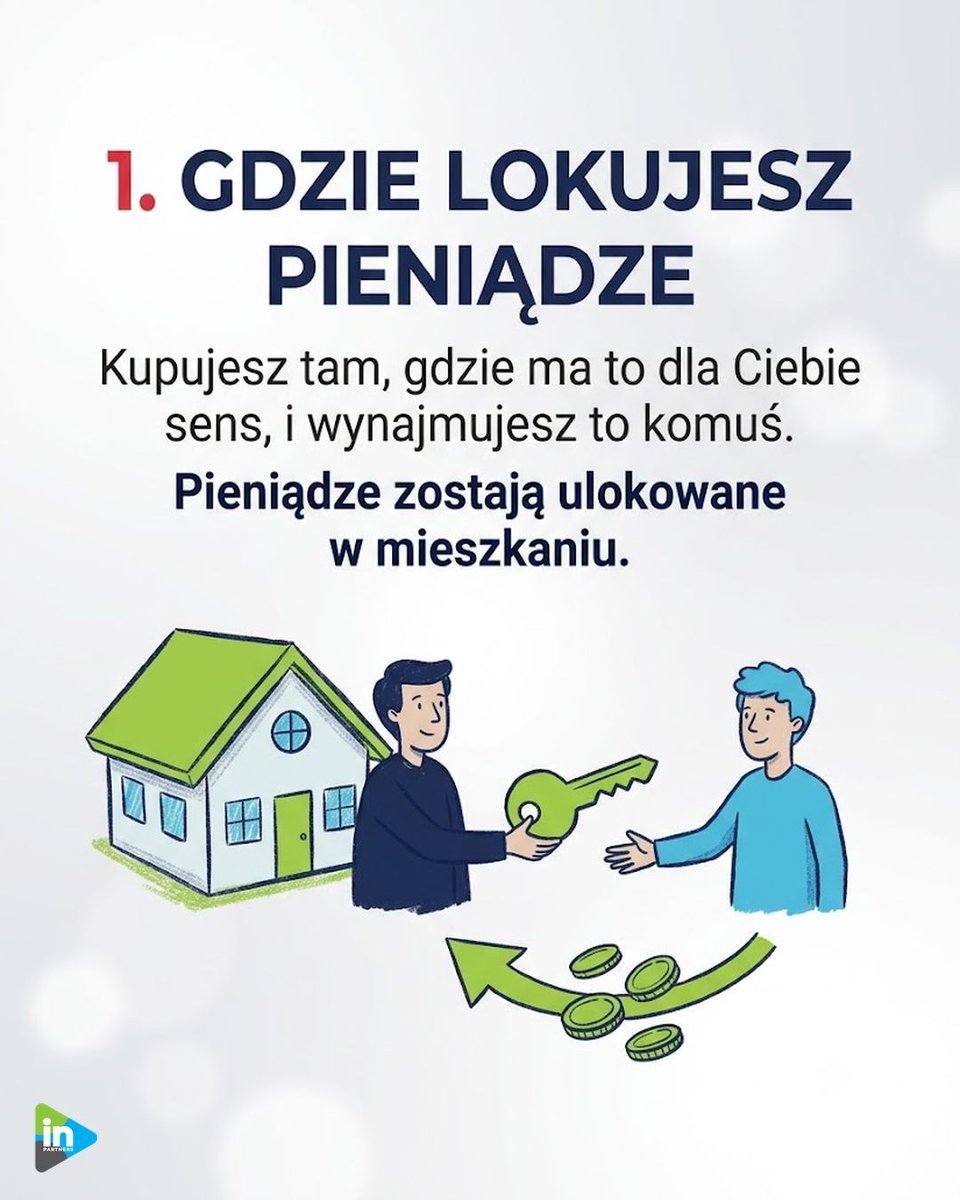 macioszek_aw's tweet photo. Kupując mieszkanie zwykle zakładasz: mieszkam tam, gdzie kupuję. A to dwie osobne decyzje.

Możesz kupić w jednym miejscu, wynajmować je, a samemu mieszkać tam, gdzie chcesz żyć.

Elastyczność ma wartość, ale policz obie strony: koszty, obowiązki, podatek od najmu. https://t.co/DjFTziB3n1
