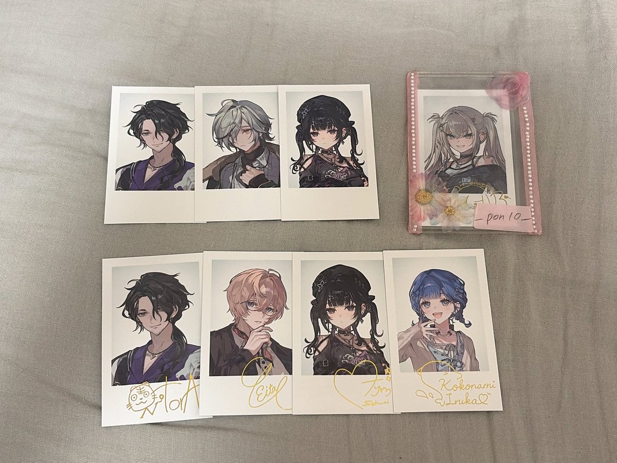 __pon10__'s tweet photo. 【交換】
にじさんじ Y4T4 welcome goods デビュー チェキ風カード

譲→画像1
求→IDの方

郵送のみ
検索よりお気軽にお声がけ下さい！ https://t.co/z0HJaTKrLA
