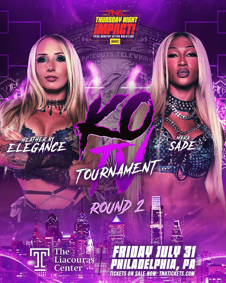 ThisIsTNA's tweet photo. PHILADELPHIA! #TNAiMPACT is coming to the Liacouras Center THIS THURSDAY AND FRIDAY with all this action and more! 

Get tickets HERE: https://t.co/LoHD9Rg8B1 https://t.co/mWngeB6hTw