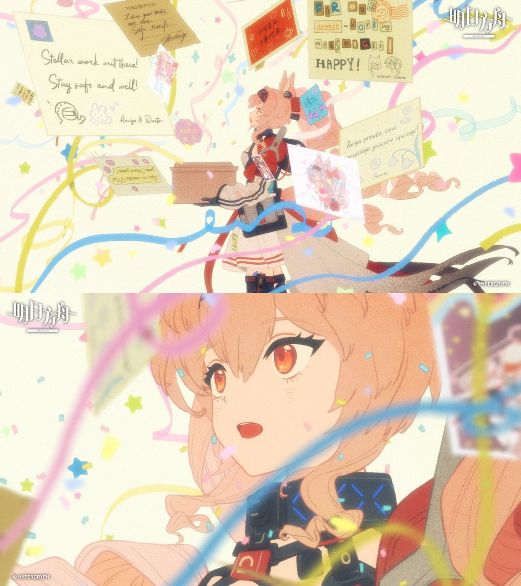 helenjeeeee's tweet photo. So happy and honoured to have taken part in Angelina‘s teaser PV! Amazing team and an amazing outcome!! The PV turned out sooooo adorable…🐰💖
(1/2)
#arknights #明日方舟 https://t.co/KCsWFmd1yA