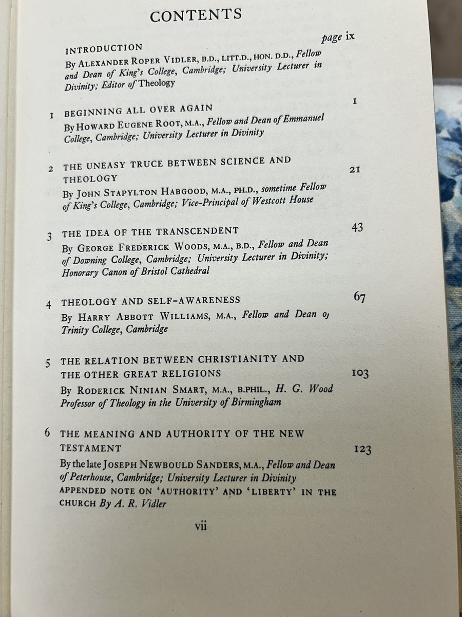 TerryTastard's tweet photo. Actually, published 1962 
Incidentally Alec Vidler even adds a note to Ed Sanders. Taking a peashooter to a cannon. https://t.co/eouPue6C45