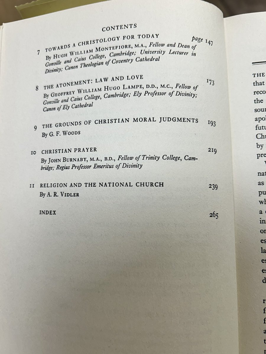 TerryTastard's tweet photo. Actually, published 1962 
Incidentally Alec Vidler even adds a note to Ed Sanders. Taking a peashooter to a cannon. https://t.co/eouPue6C45