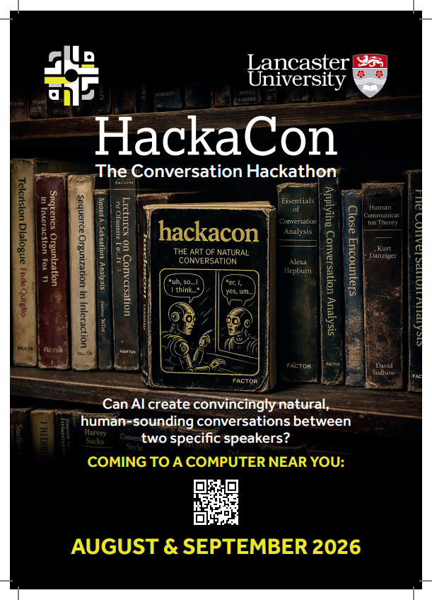 utrgvobi's tweet photo. FYI: HackaCon: The Conversation Hackathon: HackaCon is an interdisciplinary challenge exploring one of the hardest problems in AI and interaction research: can AI generate a “recording” of a convincingly natural-sounding conversation?

Join the challenge:
https://t.co/X7CiNcmWi7 https://t.co/zlnKVXL6Cn