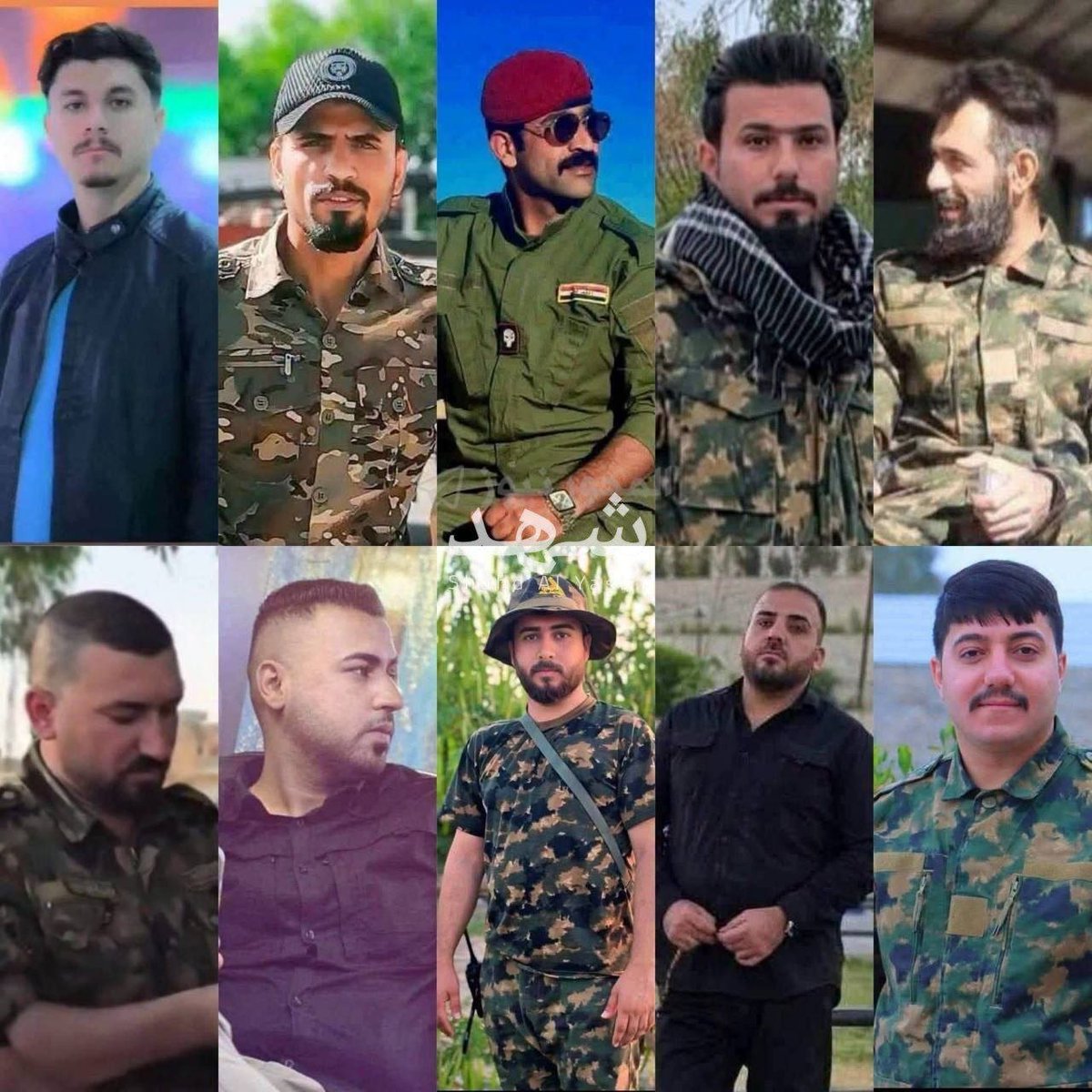legallegalhni6's tweet photo. ثُلّةٌ من أبطال الحشد الشعبي المقدس  شهداء إثر العدوان السعودي الوهابي الغاشم الذي استهدف مقراتهم. لا حول ولا قوه الا بالله العلي العظيم https://t.co/k4UJlagSvU
