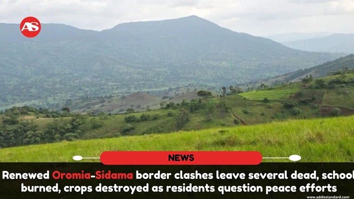 addisstandard's tweet photo. #Ethiopia: Renewed #Oromia-#Sidama border clashes leave several dead, school burned, crops destroyed as residents question peace efforts

Renewed clashes along the border between East #Guji Zone of Oromia Region and East Sidama Zone of Sidama Region have left at least 10 people dead, dozens injured, and thousands displaced, residents from both sides told Addis Standard, raising concerns over the effectiveness of recent government-led peace efforts.

The latest fighting erupted last week between Gubboo Heema village in #Girja Woreda, East Guji Zone, and neighboring #Cirrii village in East Sidama Zone. Local residents said the violence continued from Sunday through Wednesday, causing extensive casualties, destruction of homes and public infrastructure, and renewed displacement.

https://t.co/aZ4RoyDxYB