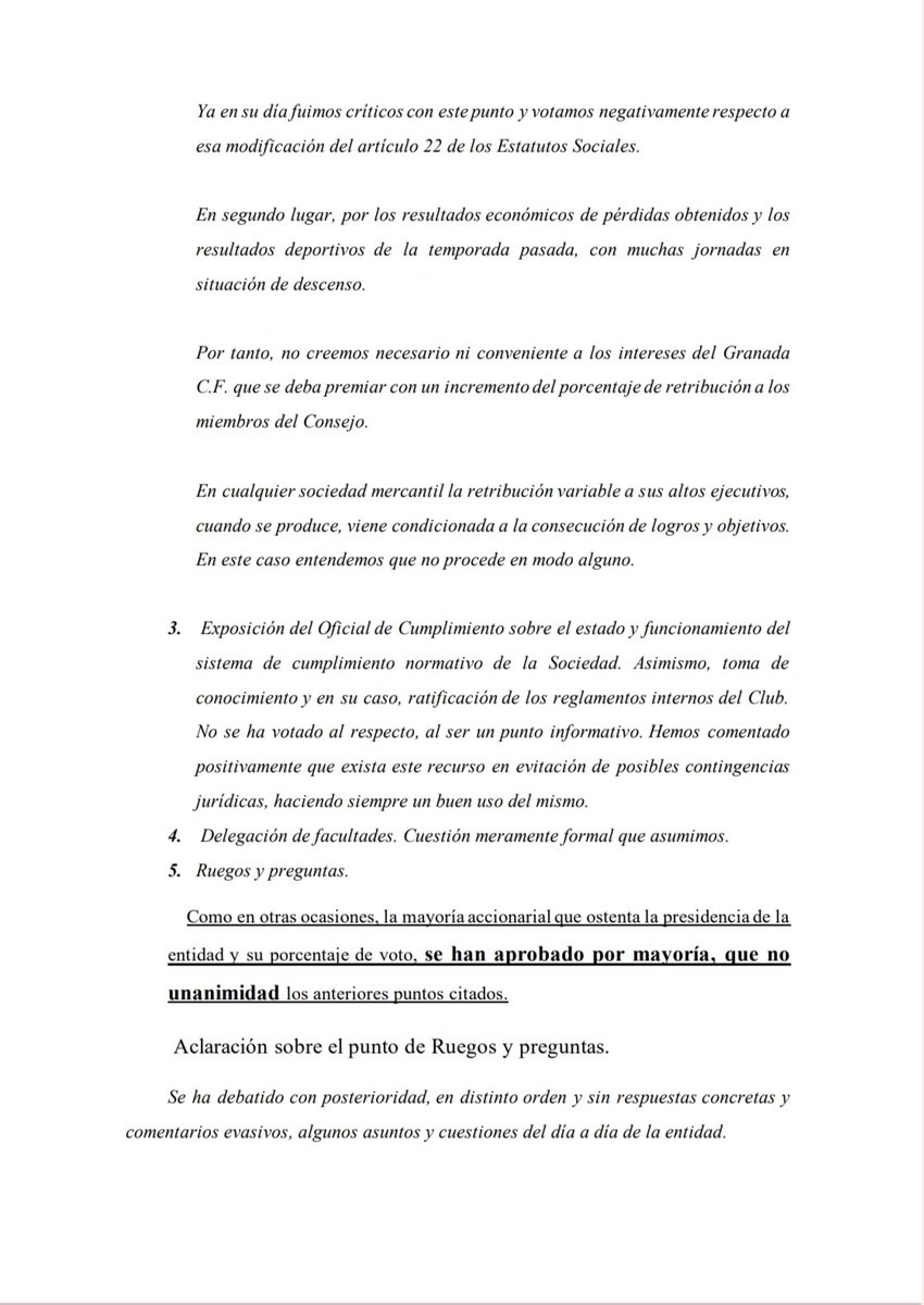 5001RADIO's tweet photo. Comunicado oficial del sindicato de pequeños accionistas del Granada CF SAD

#VamosMiGranada #EternaLucha #GranadaCF @GranadaCF https://t.co/hv0nuud9nk