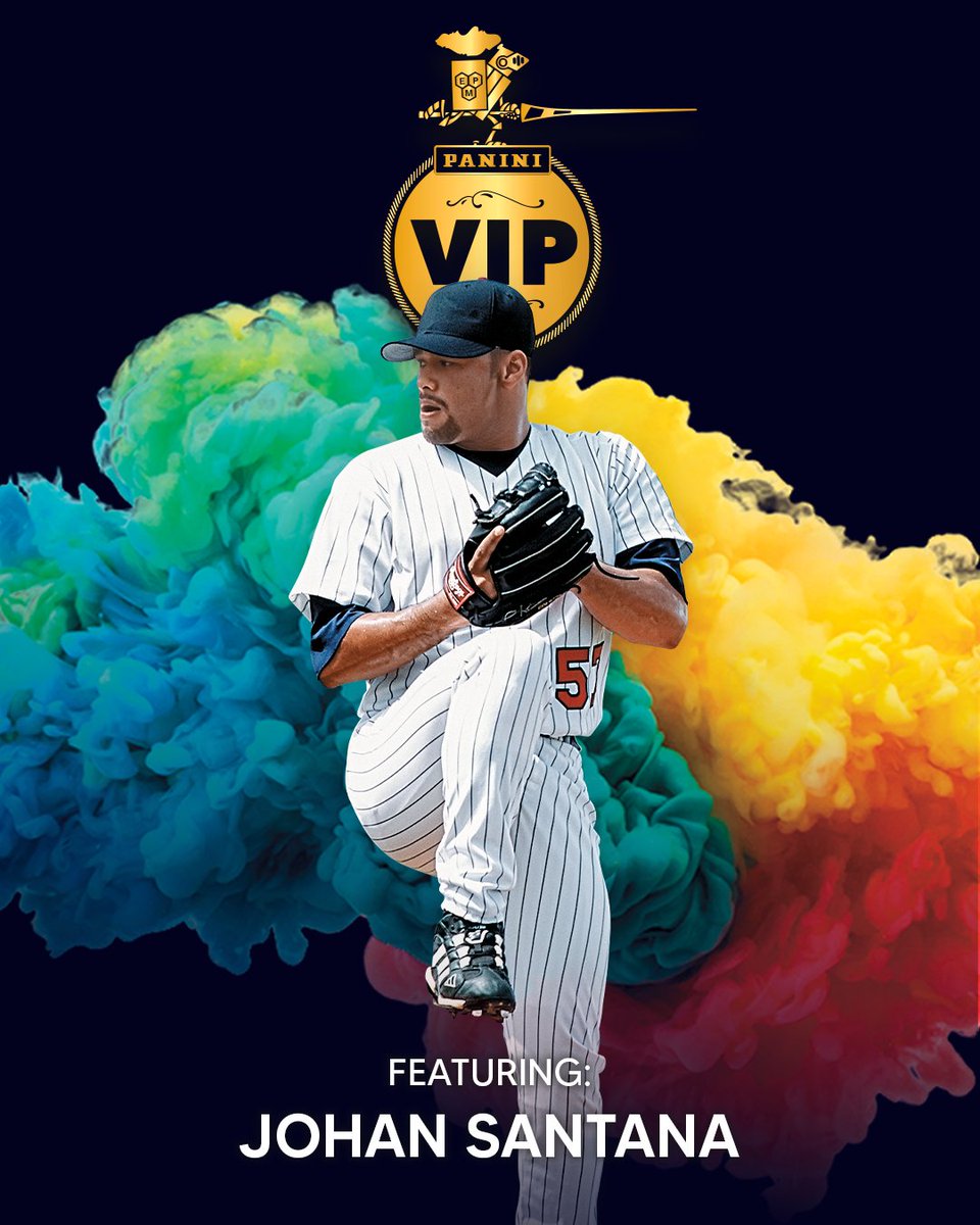PaniniAmerica's tweet photo. Handing the ball to an ace for the opener.

This year's first announced Panini VIP Party guest has a left arm that dominated for years, one of the best changeups ever, and a serious card collection.

@johansantana will be celebrating the hobby with his fellow collectors on Saturday night.

#WhoDoYouCollect