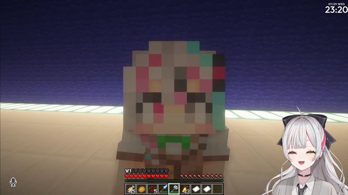 omu_s0ba's tweet photo. あらなみマイクラ最終日、ラ〜！！おなじみのメンツはもちろん新人のうみゃみーやY4T4ゲーマーたちと石神がたくさん喋る様子が見れて楽しかった！！居残り不良ガールズも笑った！！マジで寂しいからみんな留年してくれ〜！！ #石神崇拝ストリーム https://t.co/vySaREKGAO