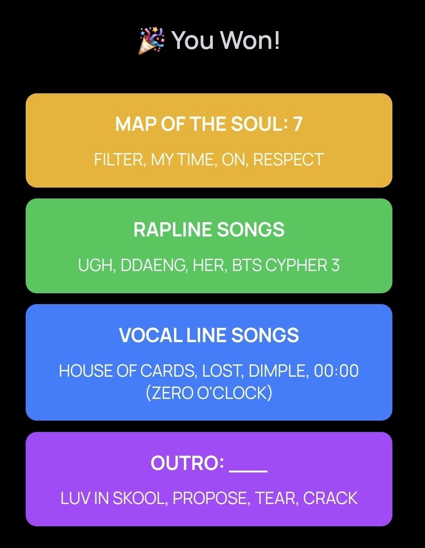 _Dark_Pluto's tweet photo. BCD Game July 30, 2026
Heardle: Blue
Film out: LOVE YOURSELF Highlight Reel 轉
Blue&Grey: STAGE
So4more:
TakeTwo: These are the pc but the places are not the same for everbody
#bcdapp
#bcdheardle
#filmout
#blueandgrey
#So4more
#TakeTwo https://t.co/BGND60fp3m