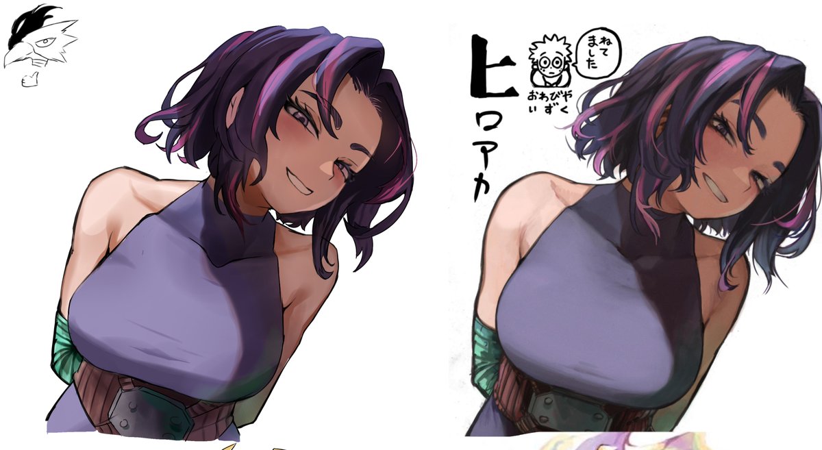 SatoSDraws's tweet photo. My attempt of learning artist's artstyles in hopes to improve
Week 1: Horikoshi

#MyHeroAcadémia #MHA https://t.co/wrh8PTDslw