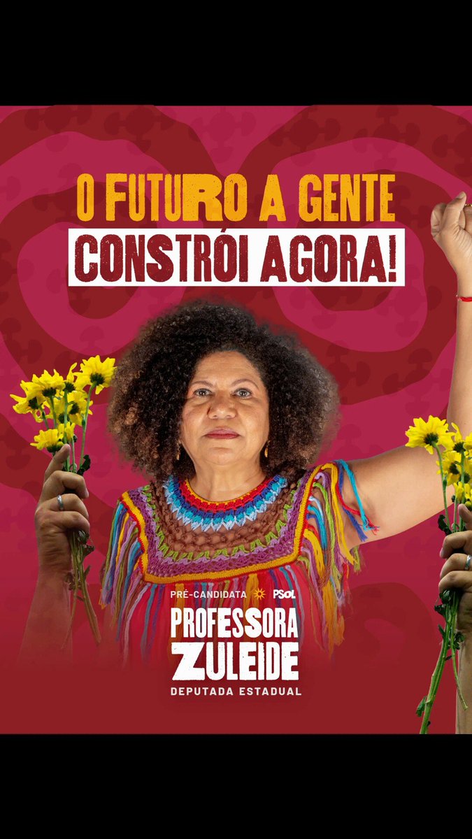 zuleidequeirozf's tweet photo. 💜 O futuro é construído em conjunto e queremos construir ele agora!
Nossa pré-campanha é um chamado para se unir, somar forças e mostrar que nosso caminho para o futuro é feito com participação, escuta, esperança e compromisso com nosso povo.
#ProfessoraZuleide #Ceará #PSOL https://t.co/OPeUaeYAap