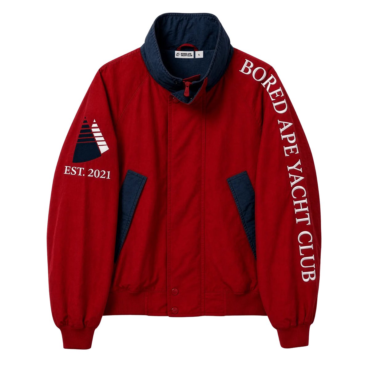 barsnes's tweet photo. If not all jackets are claimed within 3rd of Aug. let me know 😅 I still need one.. maybe as a 5 year present? @BoredApeYC https://t.co/ESFf3CQ6TN