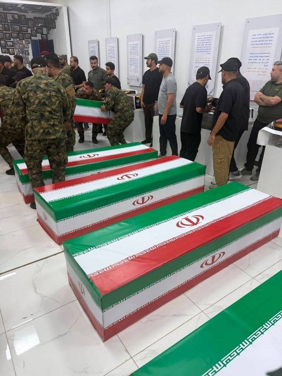MohammedAlfrah's tweet photo. شهداء مستشاري الحرس الثوري في العدوان الامريكي السعودي على مقرات الحشد الشعبي في العراق. https://t.co/xiowOFMZGI