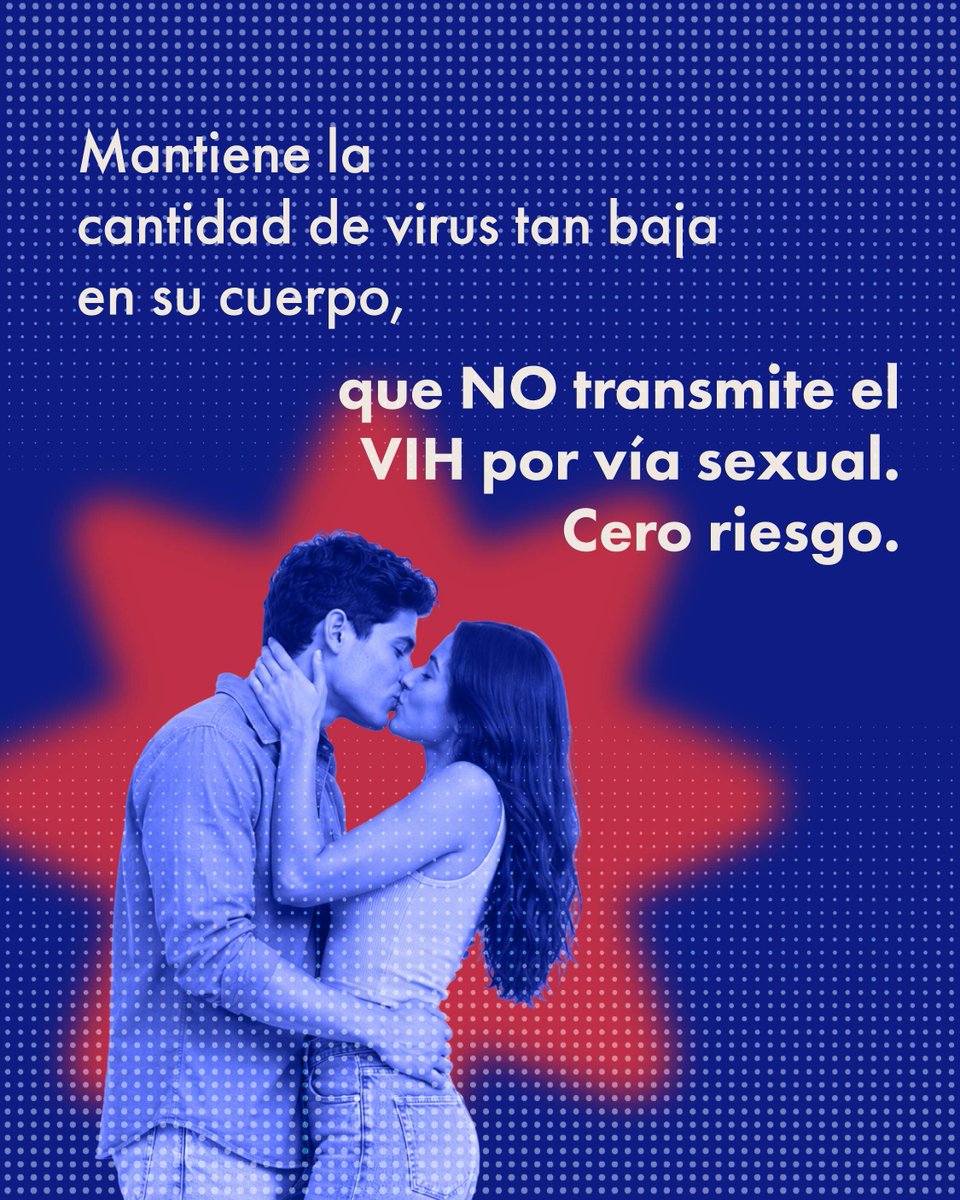 AhfColombia's tweet photo. ¿Qué es ser una persona indetectable? Una persona con VIH que sigue su tratamiento adecuadamente y mantiene su carga viral indetectable, no transmite el virus por vía sexual⚡

Tratamiento = Vida 💖

Conoce tu estatus con una prueba gratuita y sin cita 😎

👉 Más detalles en: https://t.co/sMMEkvVpii