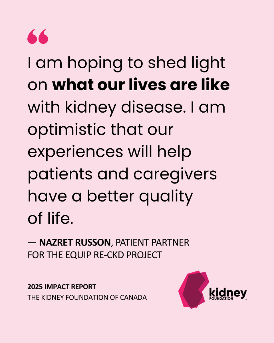 kidneycanada's tweet photo. Nearly 1 in 4 Canadians with CKD are readmitted to hospital within a month.
The EQUIP Re-CKD project is working to change that with tools that help predict risk and support more proactive, personalized care.
Read more: https://t.co/dn45SiXYat
#KidneyResearch #CKD https://t.co/U1D65AaTHv