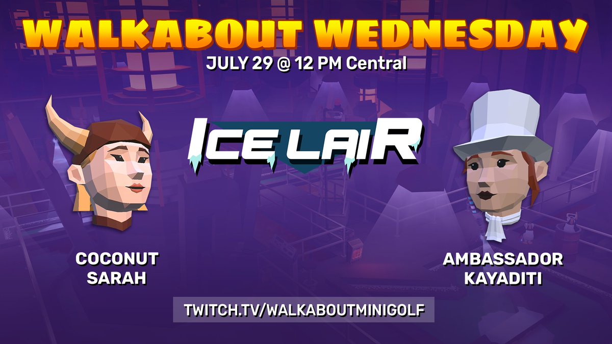 WalkaboutMG's tweet photo. Feels a bit chilly for a summertime #WalkaboutWednesday, no? π§
That's because Coconut Sarah and Ambassador Kayaditi are about to play through Hard Mode on Ice Lair!
Come βοΈ chill out βοΈ with us in ONE HOUR over on https://t.co/acgXQFblwl https://t.co/PLwlQ9TLFF