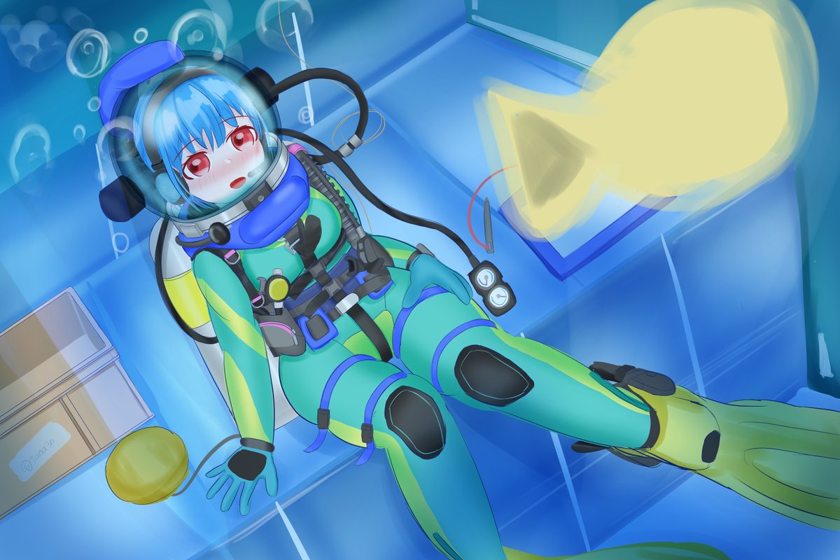 tana3n's tweet photo. 水槽で休憩してると涼しそうで良いよね https://t.co/Uw2NW9r347
