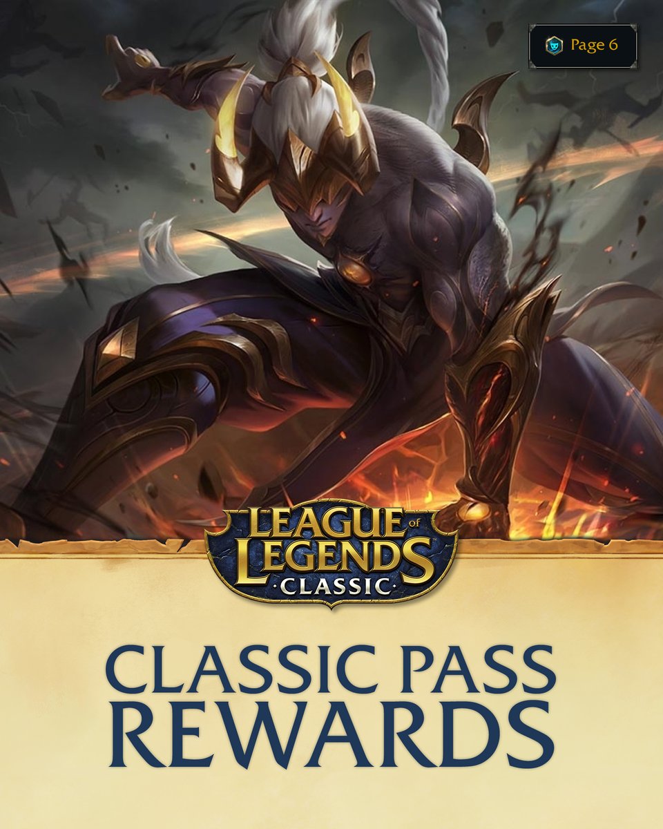 LeagueOfLegends's tweet photo. Unlock Prestige Magma Chamber Jax or Prestige Nightbringer Lee Sin alongside IP, runes, and more 🔥 https://t.co/3LhGjKSAG0