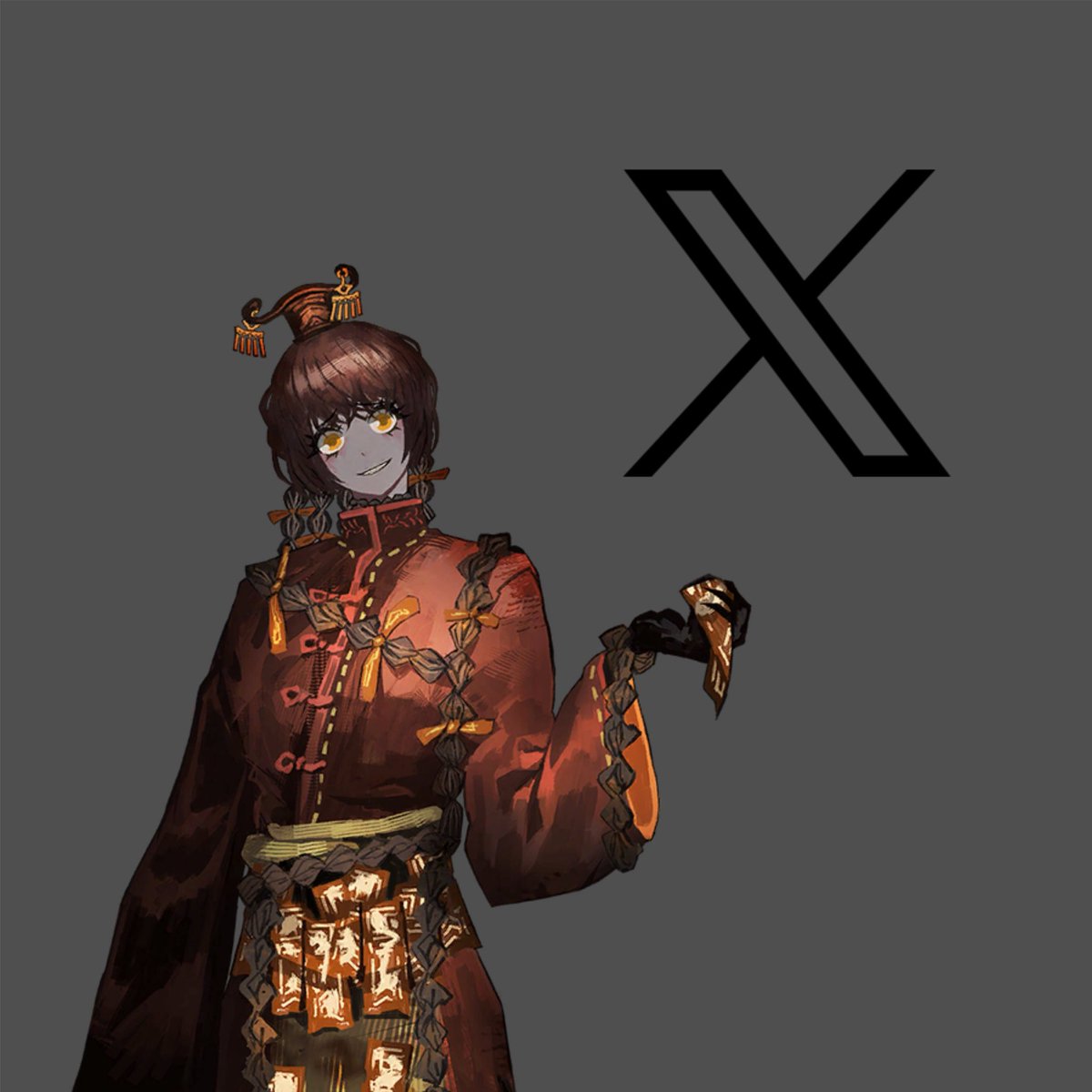 FHCXUEPAN's tweet photo. “ Kah!~ Soooooorry for the disappearance .. head cut off another time, y’know? Not a big deal!~ “

“ I’m baaack!~ “ https://t.co/THljzDmxTO