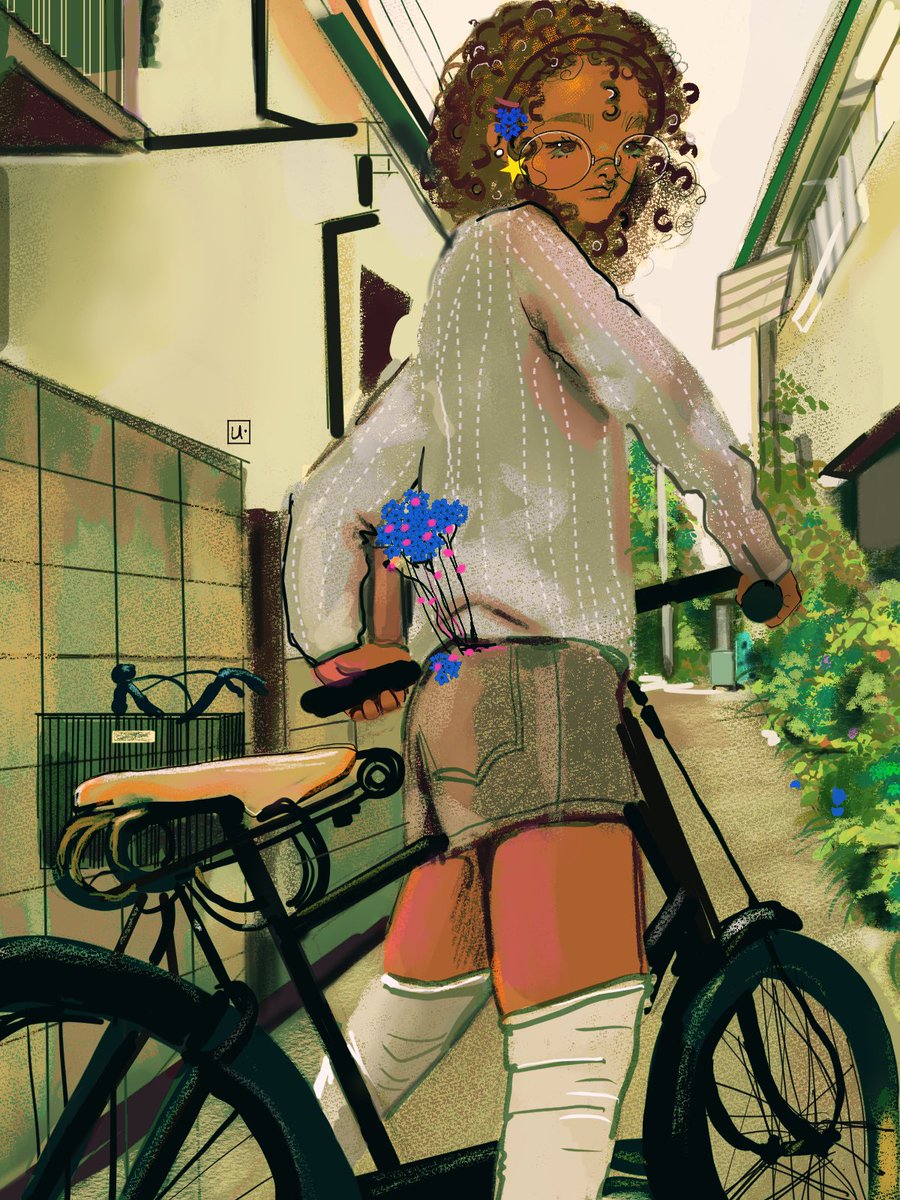_eunice_ukamaka's tweet photo. New art 🚲 https://t.co/r62ZpsSWm0
