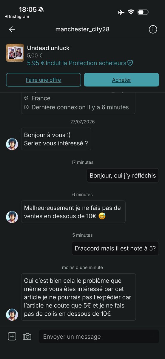 kaiji_irl's tweet photo. Mdr mais c’est normal ça ? Je l’avais juste mis en favori en plus https://t.co/2FkGGbonTK