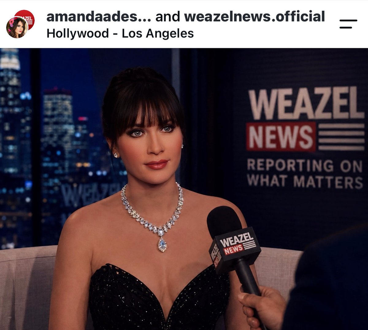MrsDeSanta's tweet photo. I had my interview with Weazel News today..! 

#actressamandadesanta #2026AmandaDS #OnlineActing #hollywood #gtarp https://t.co/Nq8eewhoJu