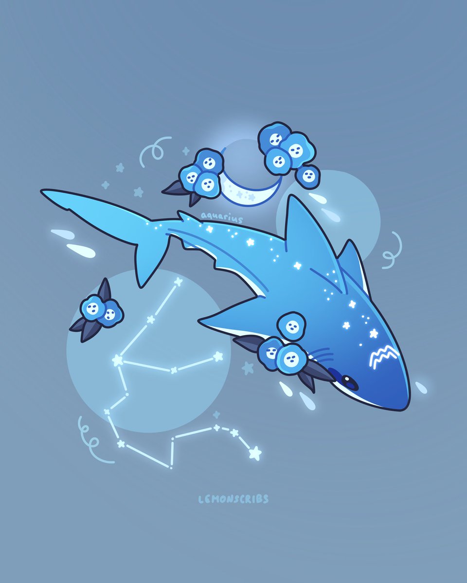 Lemonscribs's tweet photo. Aquarius mako shark 💙
#starsign #zodiacsign #aquarius #digitalart #aesthetic https://t.co/m7iSgjJqiJ