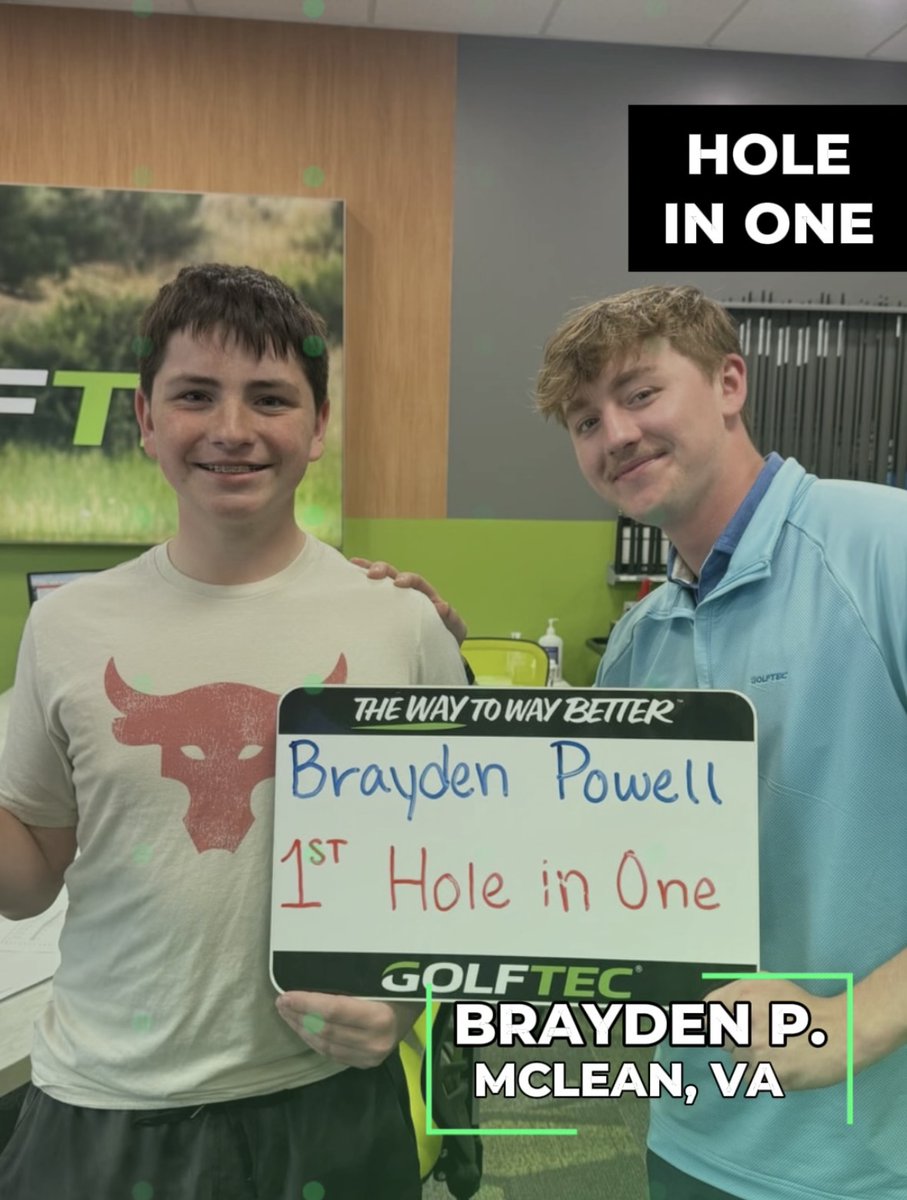 GOLFTEC's tweet photo. Student Success Story 📈
In just 2 months Brayden lowered his handicap from 18 to 14 — and recently achieved his first hole-in-one during a high school match.
The hard work is translating directly to results.

#GOLFTEC #StudentSuccess #JuniorGolf #HoleInOne #GameImprovement https://t.co/GDkC3xnbPw